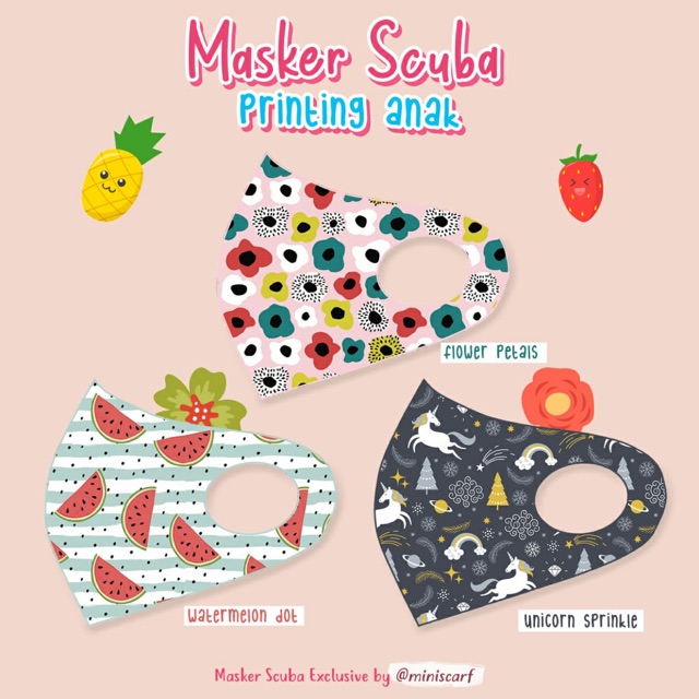 Masker Scuba Anak Miniscarf