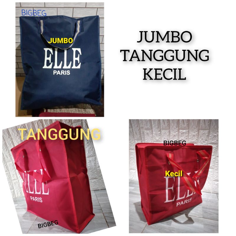 Tas Belanja Pasar Jumbo Tanggung Kecil RING Laundry Travel Bag Tas Serbaguna