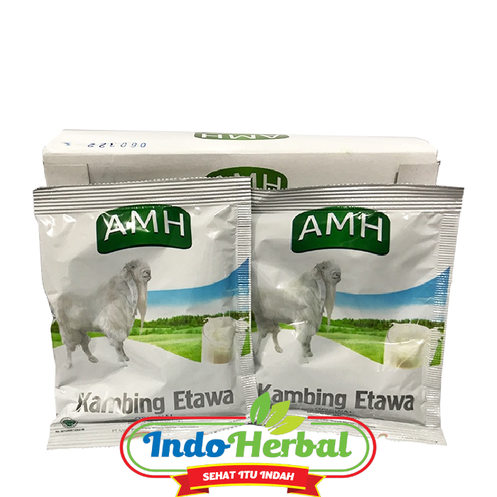 Susu Kambing Etawa rasa VANILLA AMH Sachet | Susu Kambing AMH Vanilla