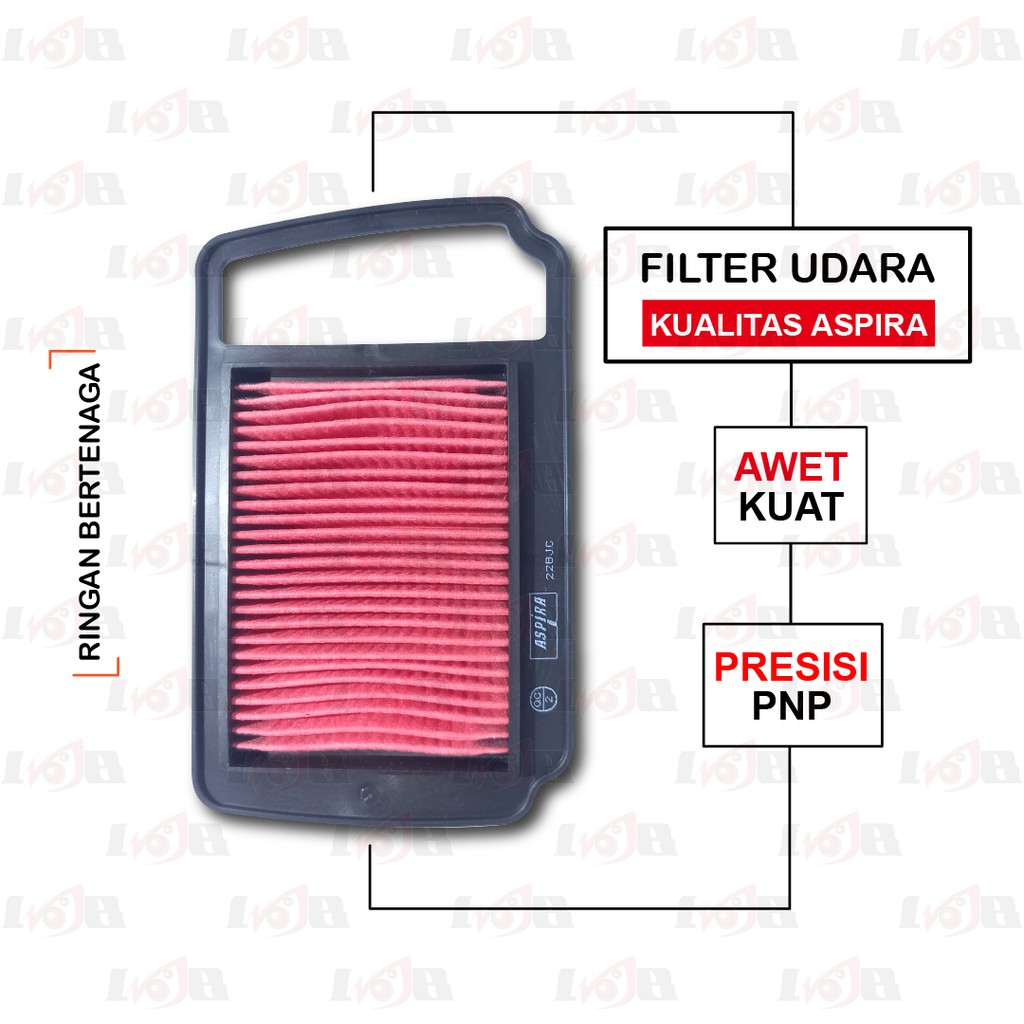 Aspira Saringan Filter Udara Mio Lama Karburator 5TL Matic Yamaha Astra Part