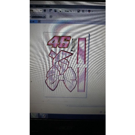 water decal (putih) Gp san marino VR46