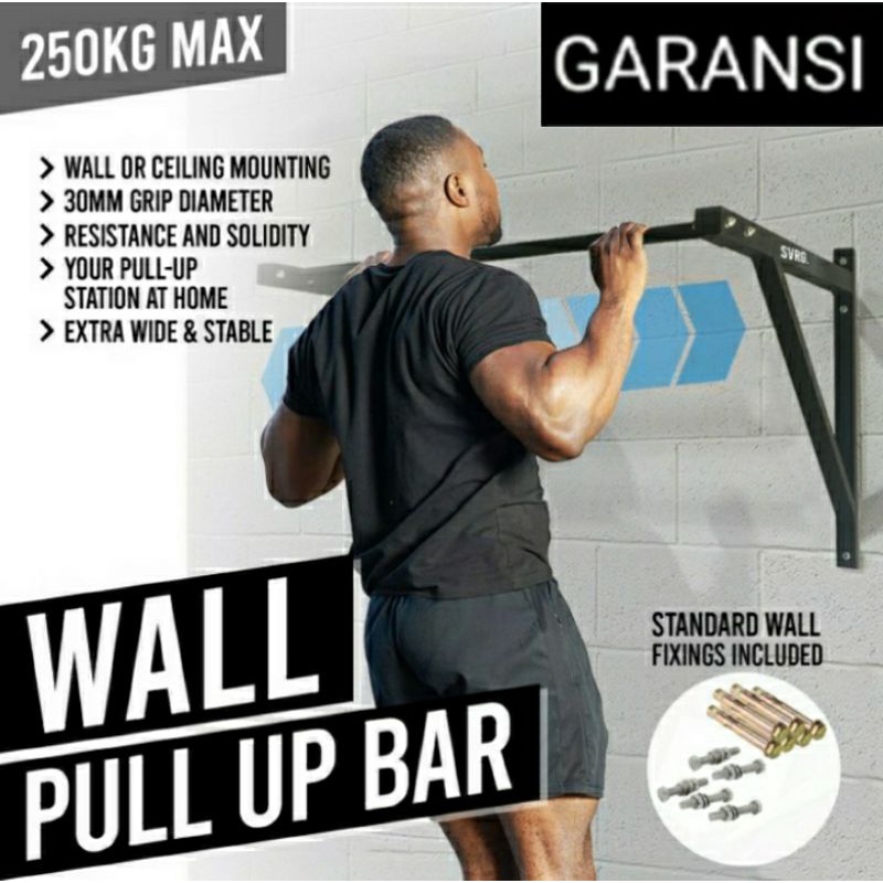 Alat Fitness Pull Up Bar Jumbo Max Beban 250 Muscle Chin Up Gym