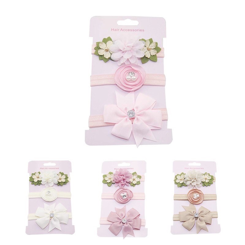 Bandana bayi anak Bunga Headband Hairband baby Kids Flower Import lucu