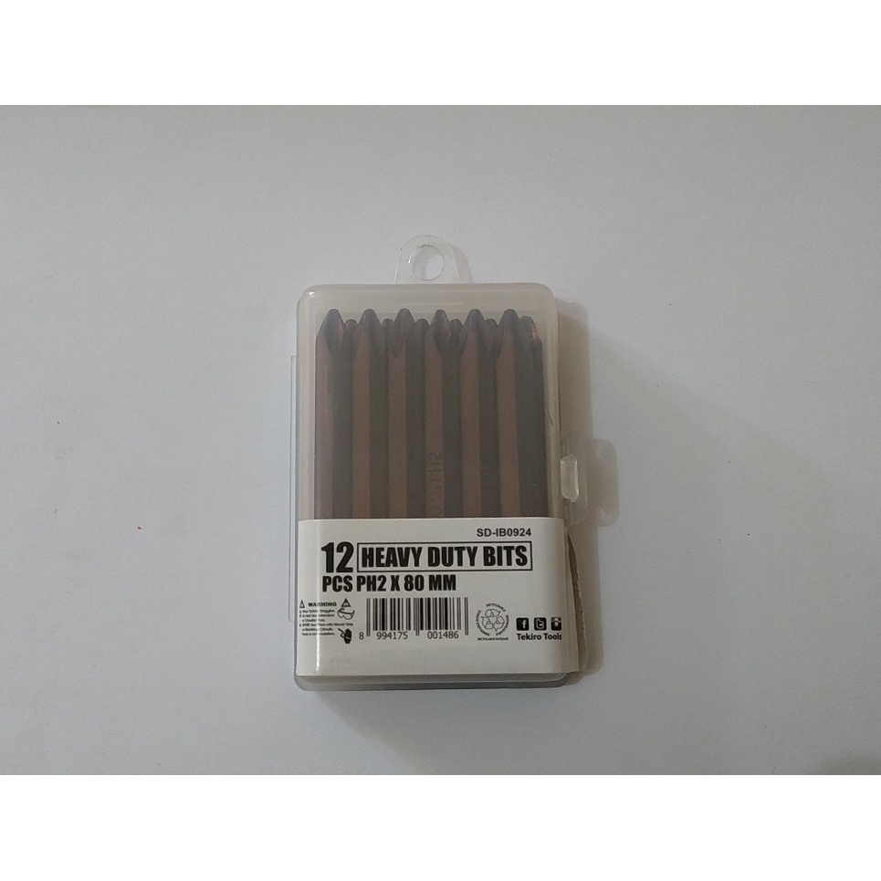 Tekiro Mata Obeng Ketok PH2 - Heavy Duty Bits PH2 x 80 mm - Per Pcs