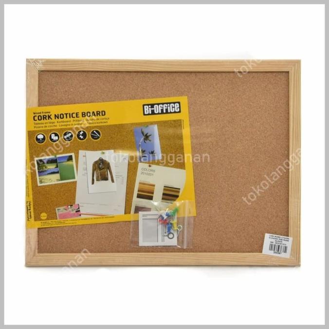

Bi-Silque Cork Board Papan Buletin 60x45 Cm