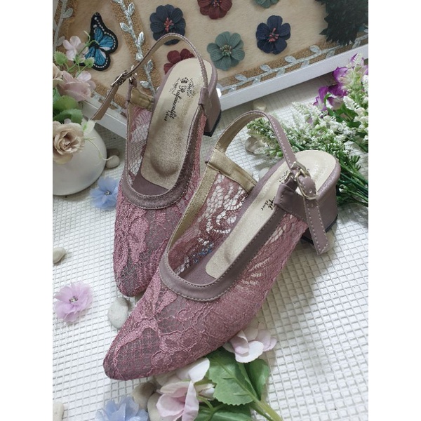 sepatu clarisa mauve tinggi 5cm tahu