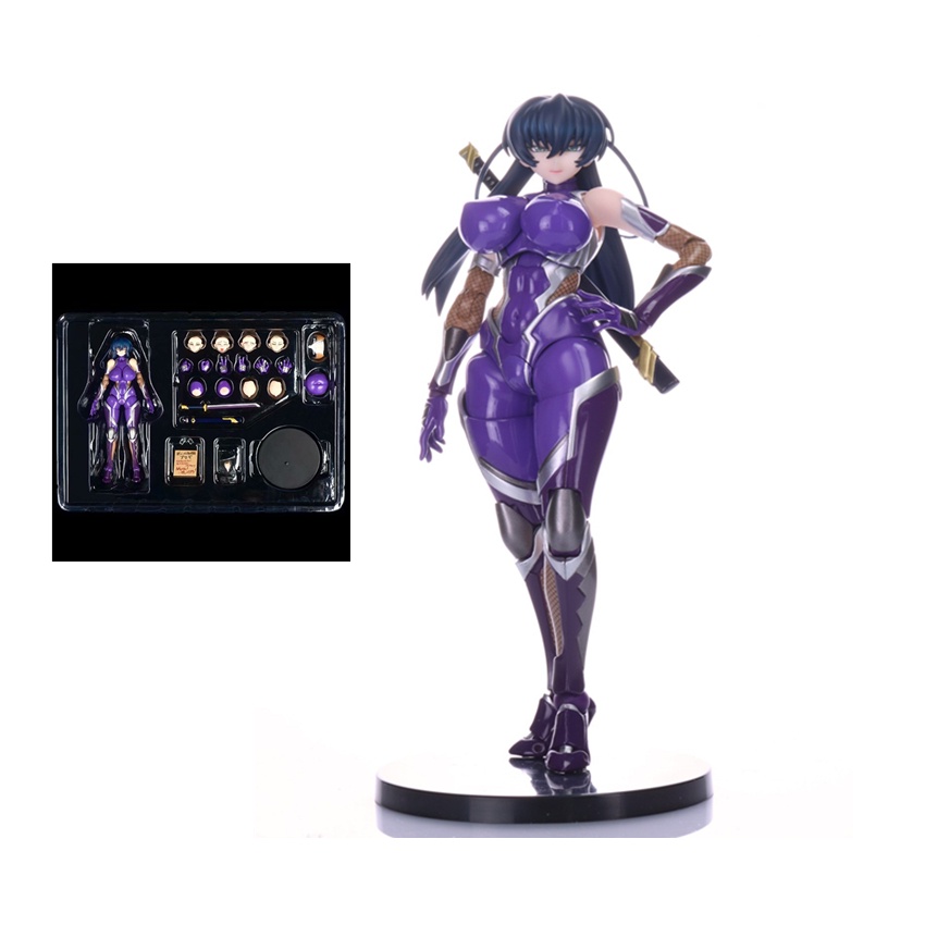 Native Taimanin Asagi Igawa Movable Ninja Yukikaze Rinko Akiyama Pole Dance PVC Action Figure Anime