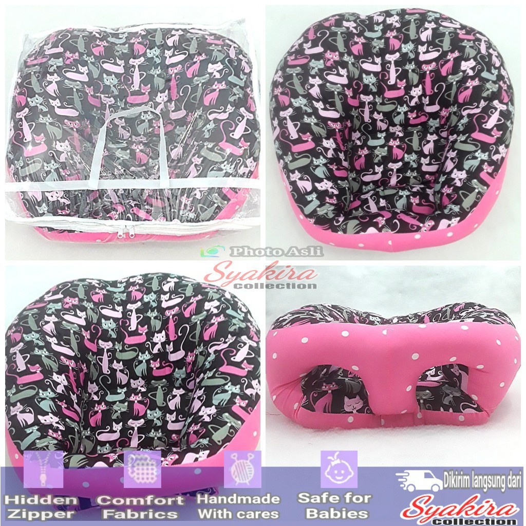 Bantal Sofa untuk bayi belajar duduk Motif Geser Foto