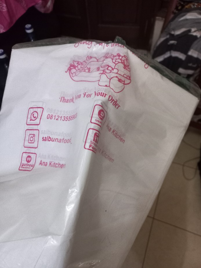 Kresek Sablon Ukuran Super 35x58 Isi 50 Pcs.free Desain Min Order 150 Pcs
