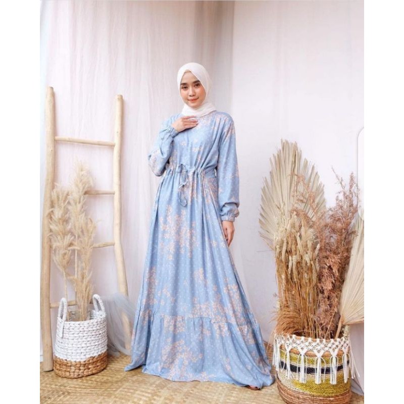 gamis rayon matt rayon viscose(viscose uniqlo)