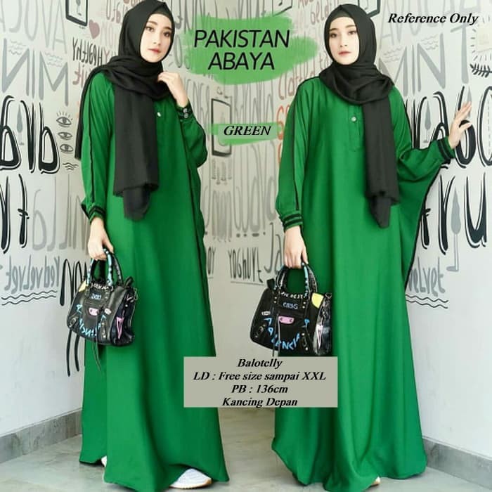 25 Trend Terbaru Model Gamis  Hitam  Untuk Umroh  Naana 