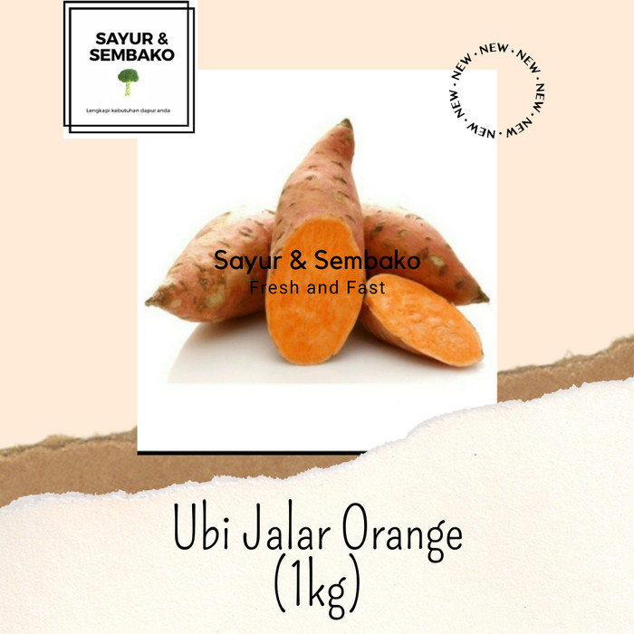 

Ubi jalar orange (1kg)