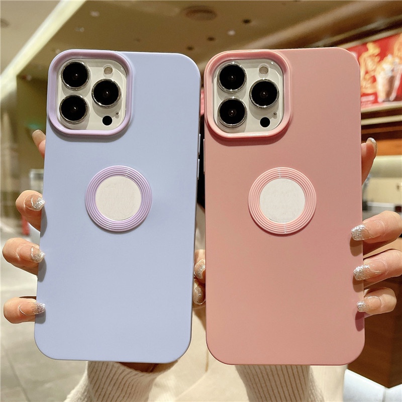 Casing iphone 11 12 13 pro max Xs max XR 7 8 plus Se20 Motif logo Macaron hollow