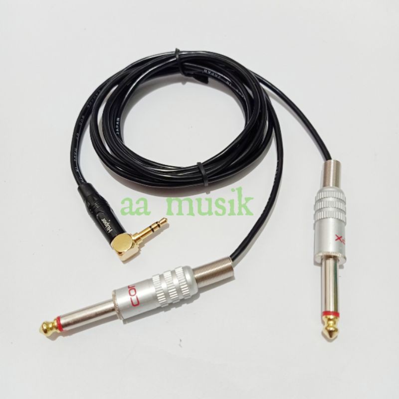 KABEL AUDIO DARI HP KE MIXER DAN SPEAKER AKTIF 5 METER