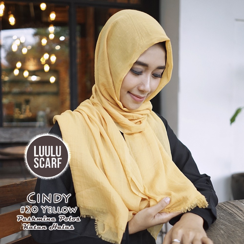 Pashmina Polos Katun Halus - CINDY by Luulu Scarf
