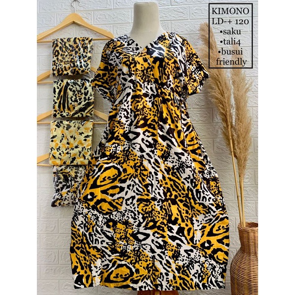 Daster kimono pendek/daster busui/daster viral/baju tidur kimono/baju santai wanita/daster kekinian/daster viral