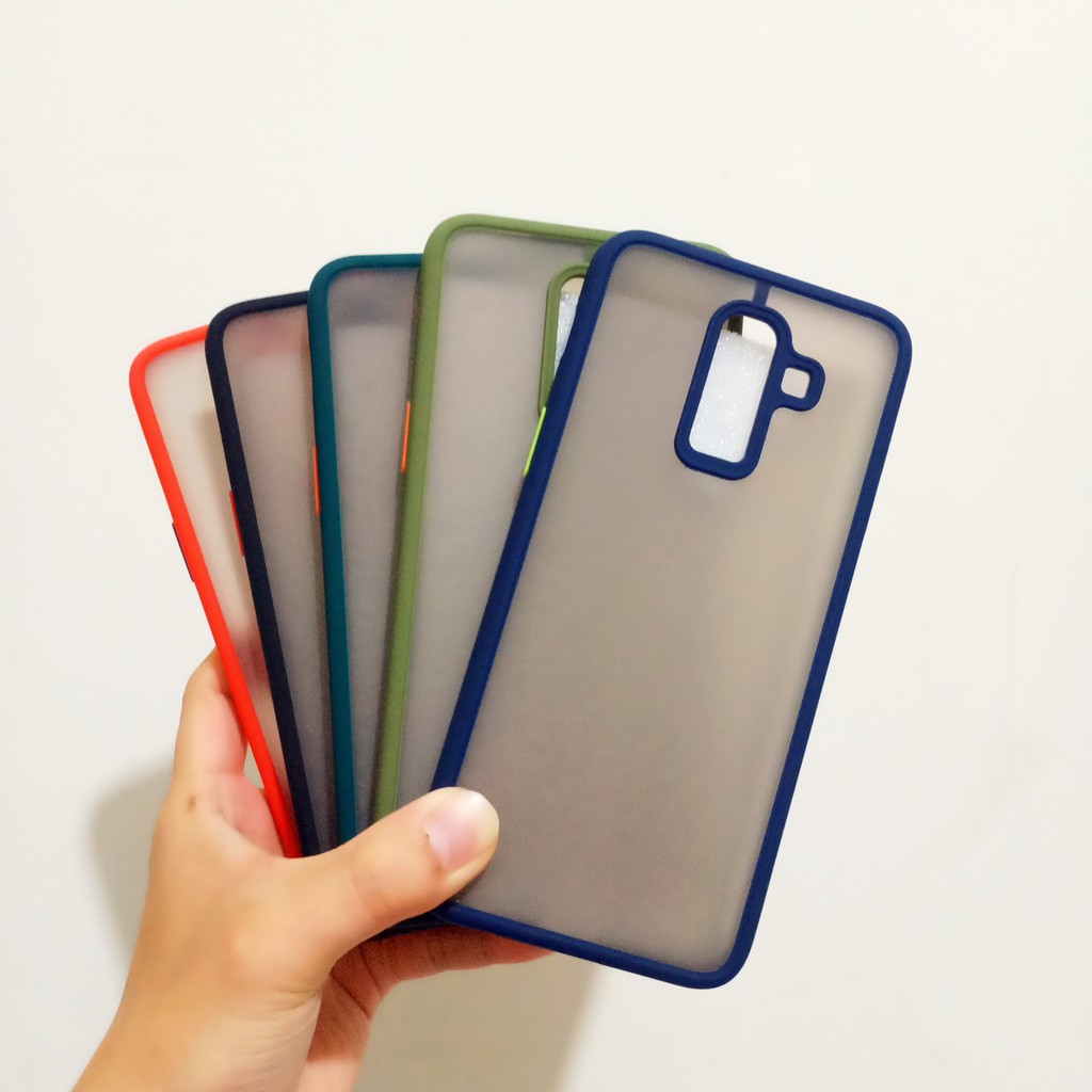 Hybrid Matte Case Samsung A2 Core , A6 2018 , A6 Plus , J8 2018 Case Bumper Candy Frosted My Choice