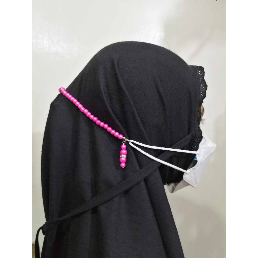 Konektor Masker Mata Bling Bling 6mm Pengait Tali Masker konektorHijab