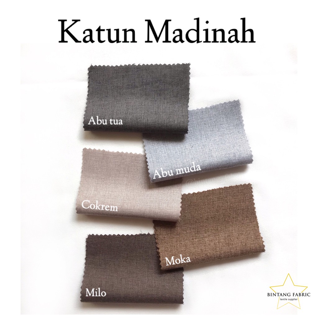 Bahan Kain Katun Cotton Madinah Fodu 1 meter