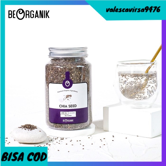 

⭐BISA COD⭐ Beorganik Chia Seed 70gr - BIG 200gr