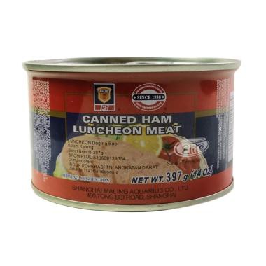

Maling Canned Ham Luncheon Meat Pork / Ma Ling Kornet Babi Sanghai