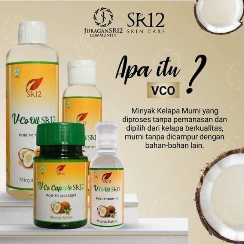 VCO OIL / VCO KAPSUL SR12 HERBAL SKINCARE