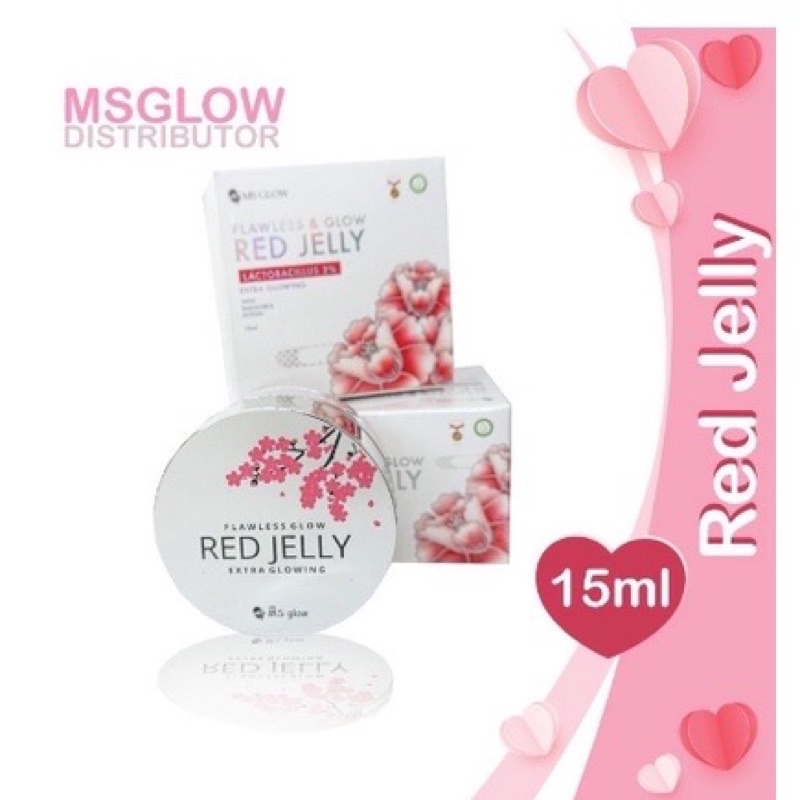 RED JELLY MS GLOW ORIGINAL BARCODE exp 2025