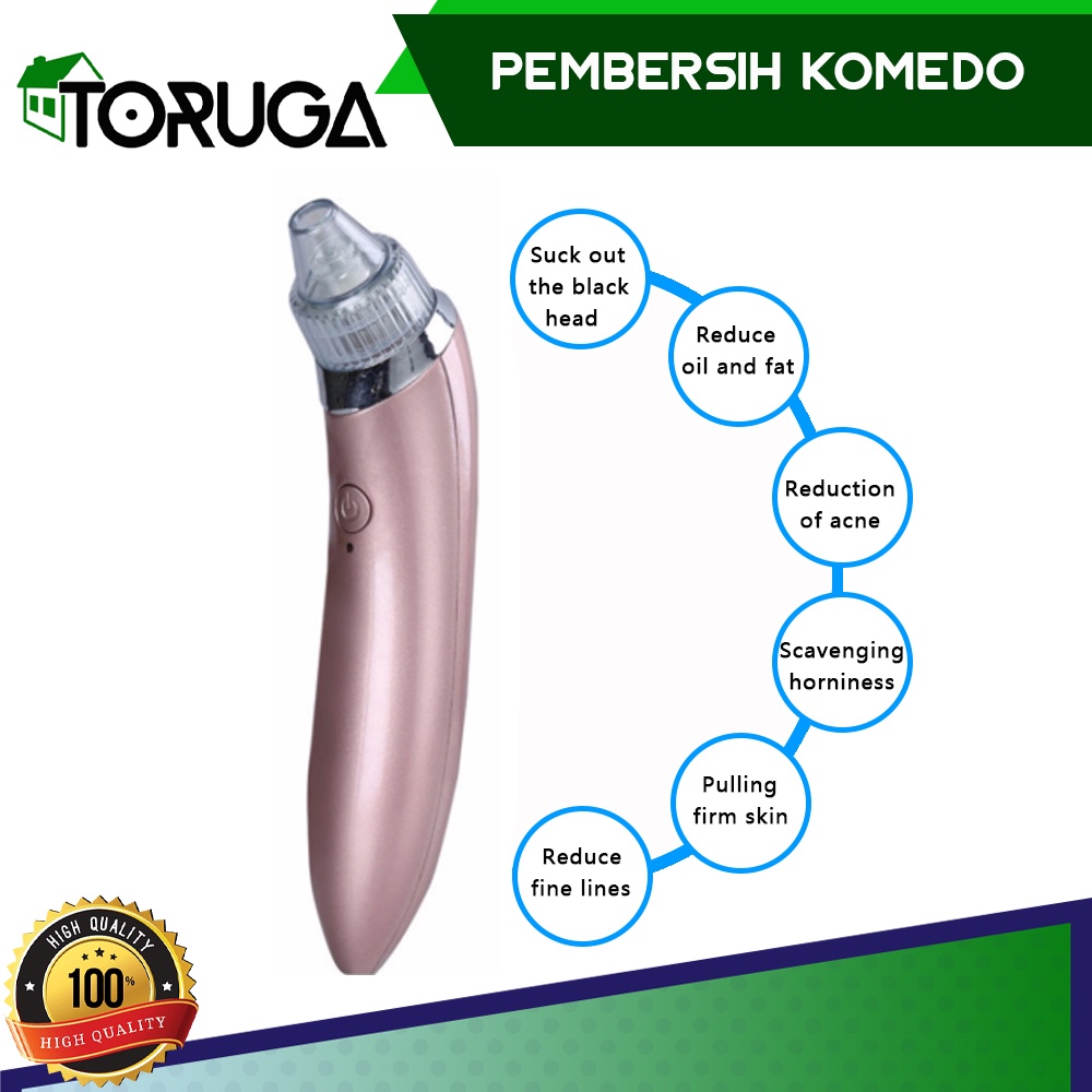 Alat Penyedot Komedo Jerawat Elektrik Comedo Remover Suction VACUUM  Blackhead REMOVAL