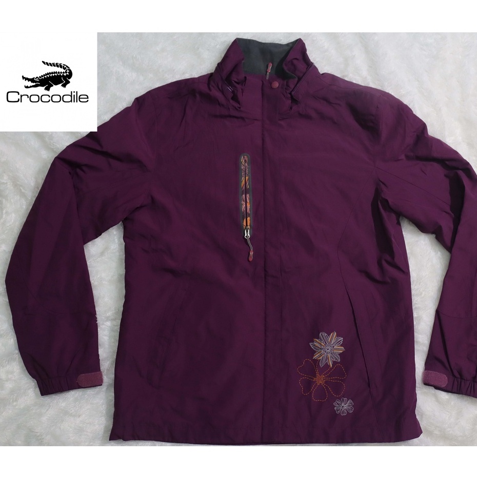 ST-0044 Thrift Jaket Crocodile Outdoor Wanita Rare Item