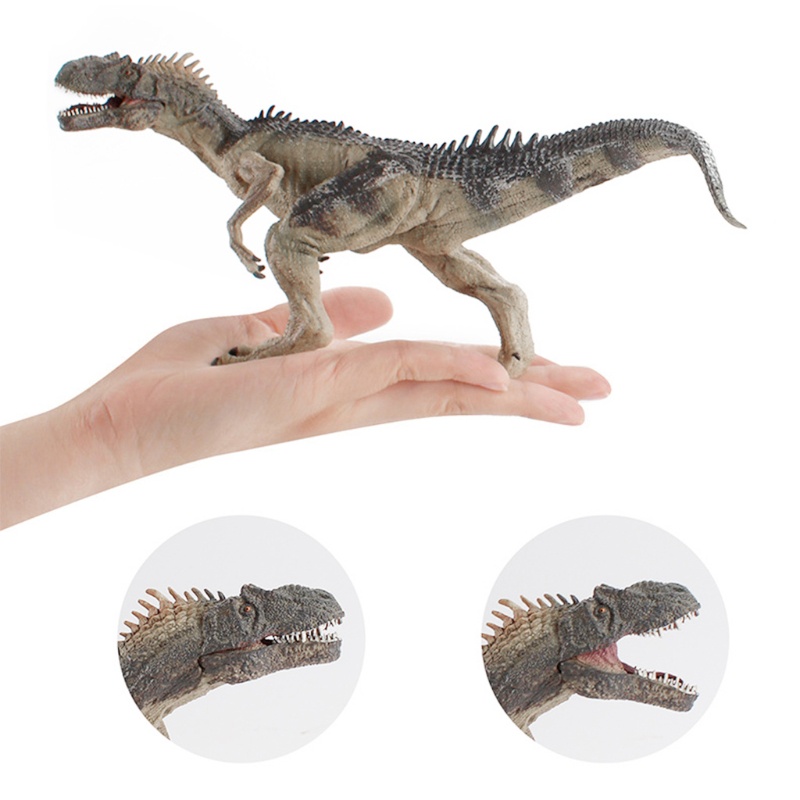 Mary Figurine Allosaurus Simulasi Model Dino Interaktif Realistis Dinosaurus Miniatur PVC Solid Dekorasi Kamar Anak