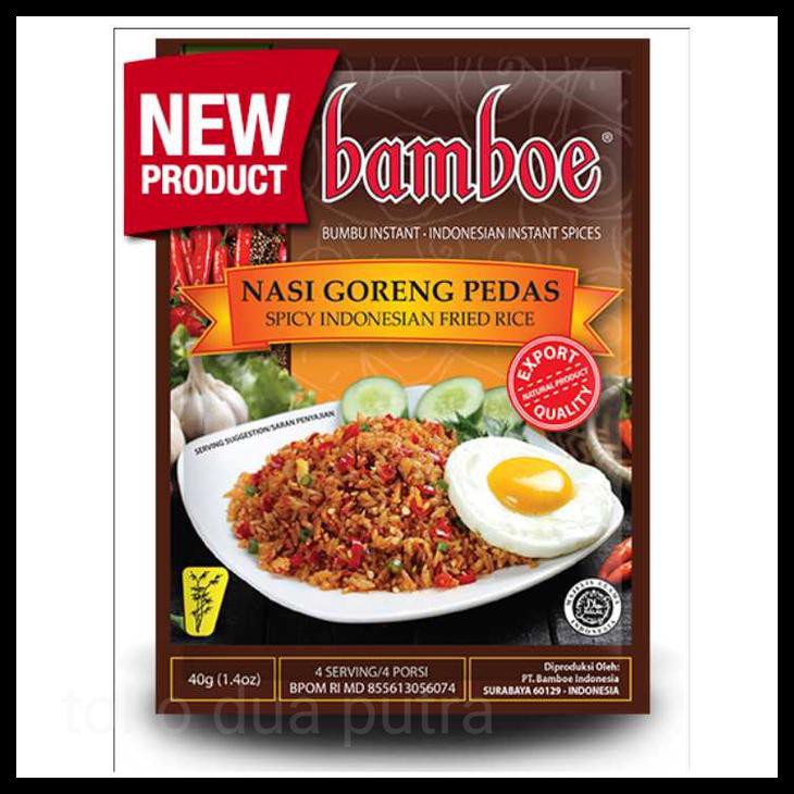 

Ready Stok Bamboe Nasi Goreng Pedas 45 Gr .New.Promo
