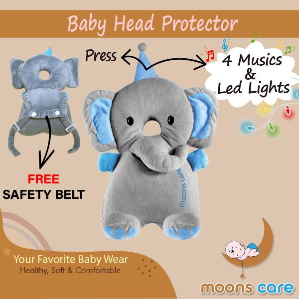 (FREE SAFETY BELT) moons care Bantal Pelindung Kepala Bayi / Baby Head Protector/Tas ransel pelindung kepala bayi / Tas belajar jalan