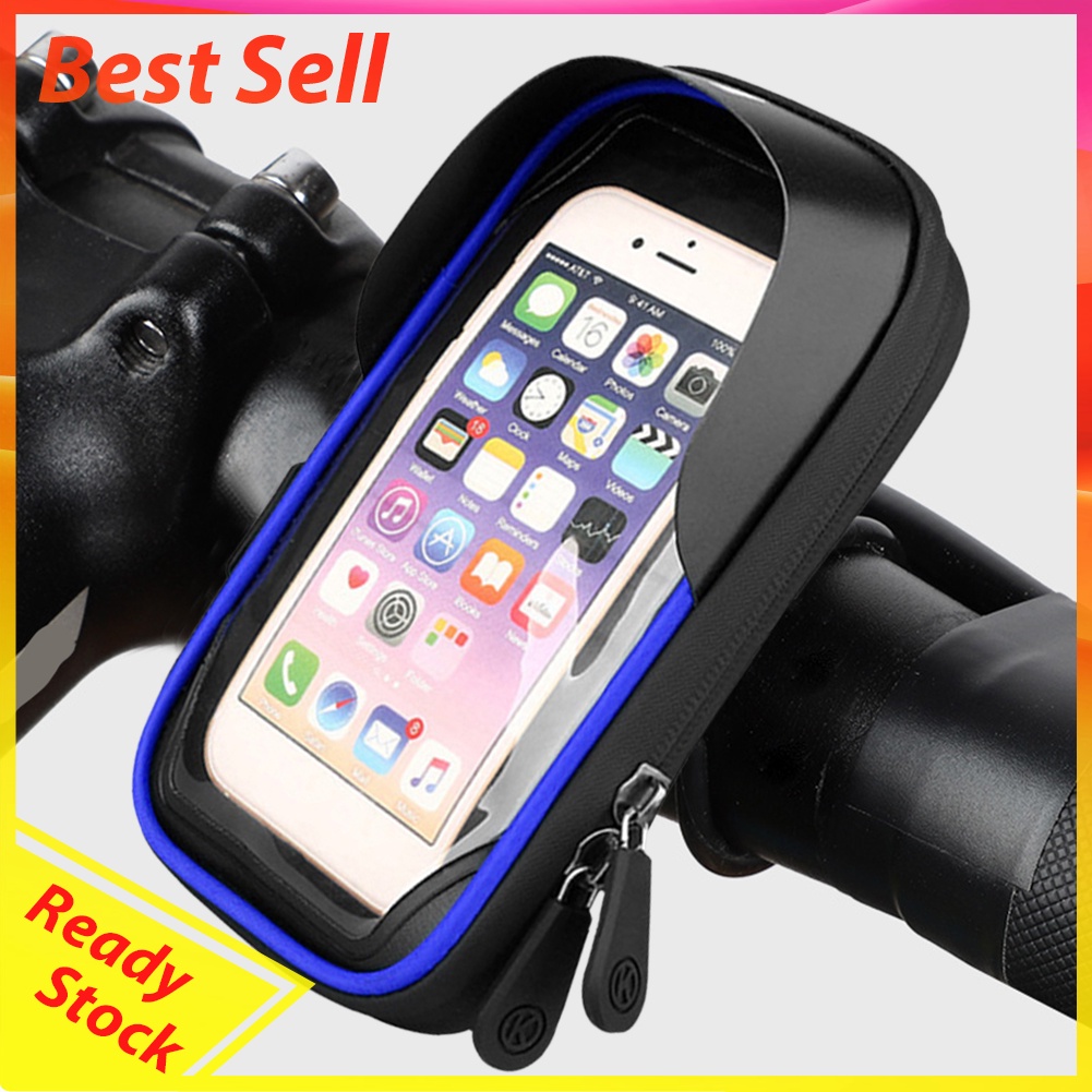 Bike Scooter Phone Touch Screen Holder Motorcycle Sunshade Phone Stand Rack