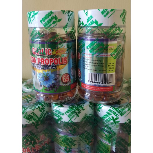 Garlic Sauda plus Propolis - Kapsul Minyak Bawang Putih
