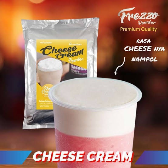 [1kg Cheese Cream/Whip Cream/Macchiato Cream] Topping Minuman Kekinian 1kg