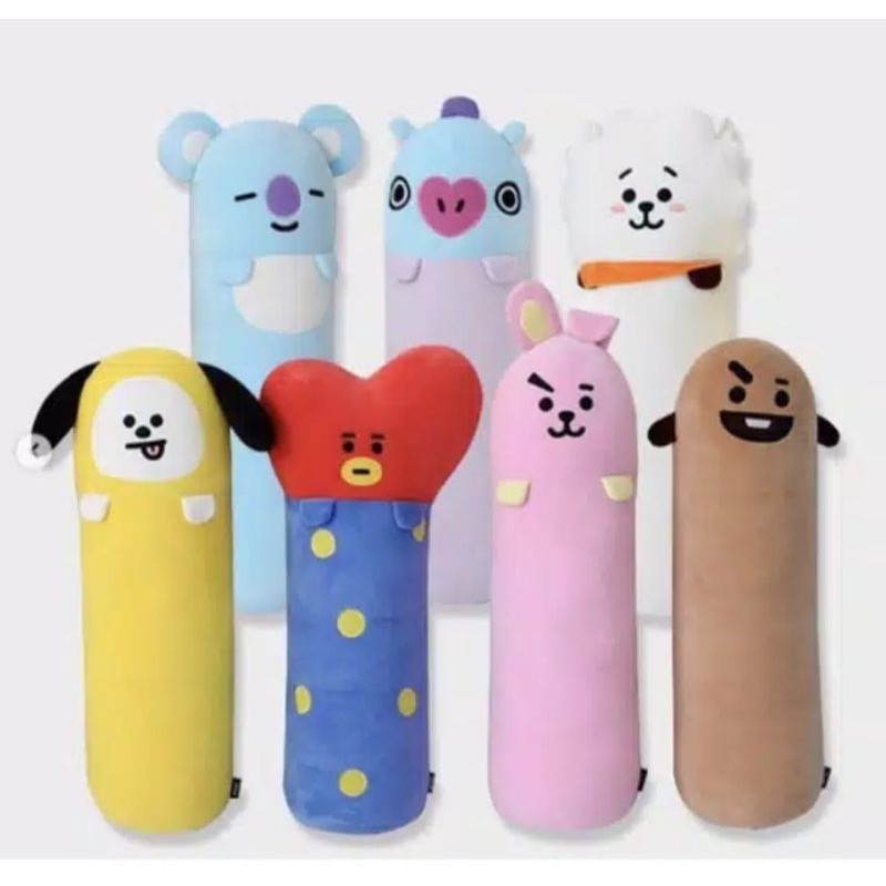 Bantal guling boneka karakter BTS BT 21 KPOP lengkap chimmy shooky chooky van rj koya tata