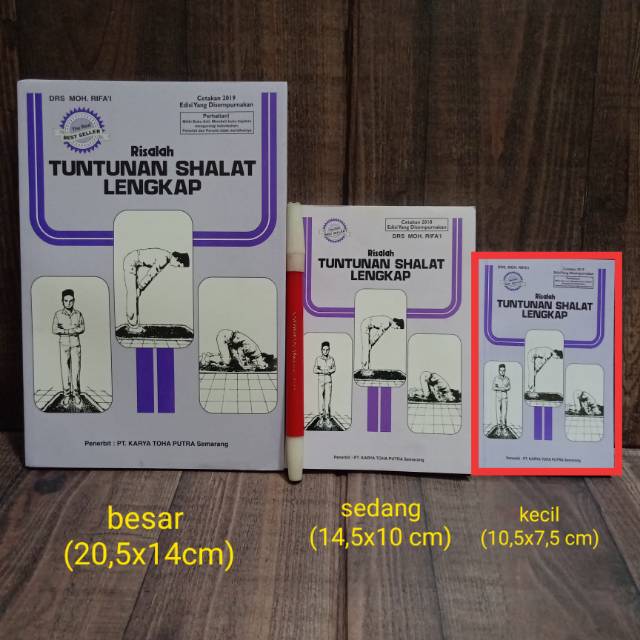 Buku Tuntunan Shalat Lengkap / Panduan Shalat /Praktek Sholat Kecil