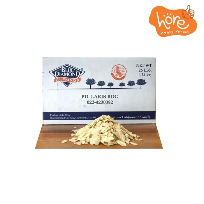 

Jual Almond Sliced Blue Diamond 250Gr