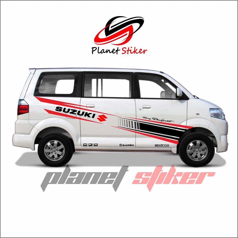 Cutting Sticker Stiker Mobil Apv Keren Mewah Murah Kualitas