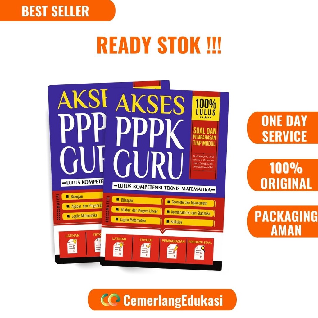 BUKU PPPK GURU / BUKU AKSES PPPK / BUKU SOAL PREDEKSI PPPK / BUKU AKSES PPPK GURU LULUS KOMPETENSI T