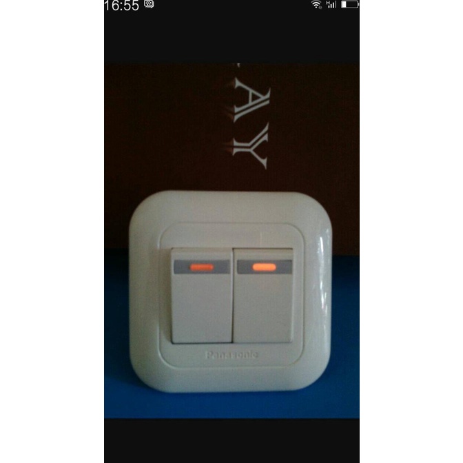 Dijual Panasonic Saklar Seri+Lampu/Saklar Dauble +Lampu Panasonic Murah
