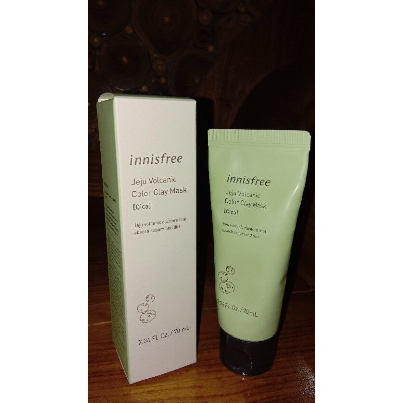 [Preloved] Innisfree Jeju Volcanic Color Clay Mask Green