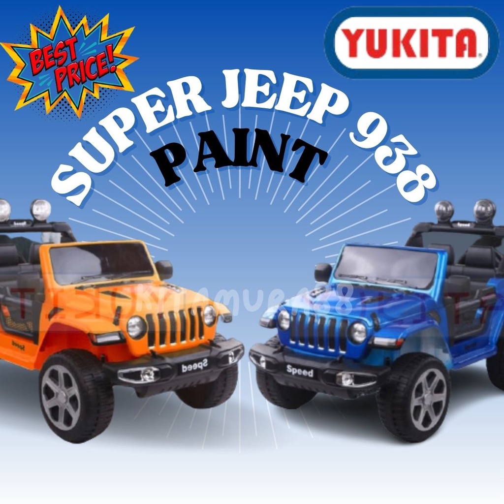 Mainan Anak - Mobil Aki YUKITA 938 SUPER JEEP Paint