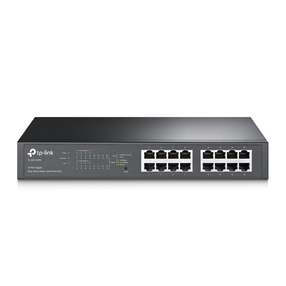 TP-Link Switch TL-SG1016PE 16port Gb Easy Smart Switch with 8port PoE+