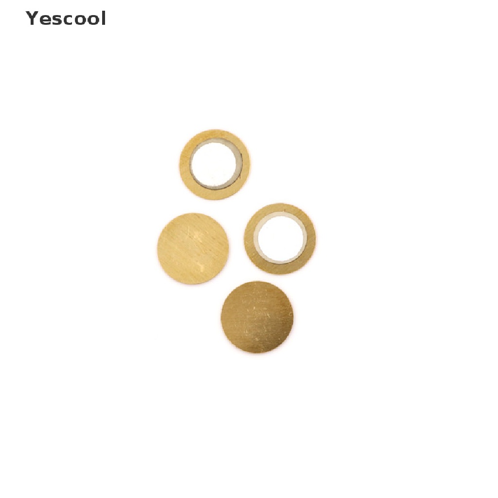 Yescool 20PCS Disk Drum Trigger Sensor Trigger Piezo Elements 20mm 6.5KHZ Bahan Tembaga