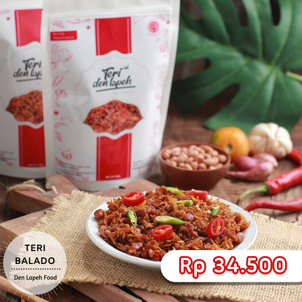 

RENDANG DEN LAPEH - TERI KACANG BALADO RENDANG TERI NASI MEDAN