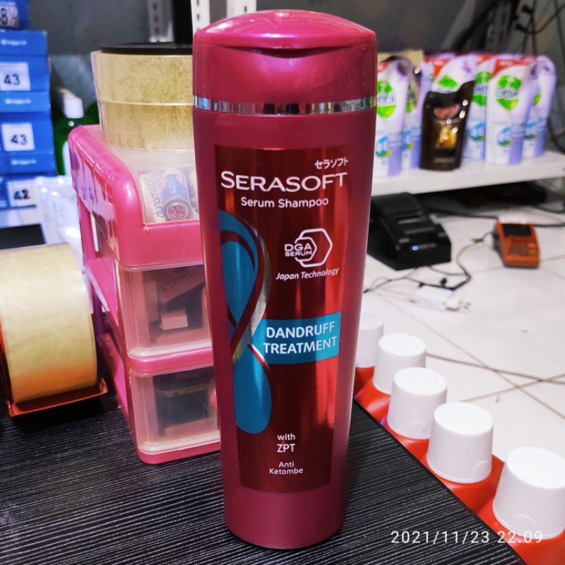 Jual Serasoft Serum Shampoo Dandruff Treatment 340ml with ZPT Sampo