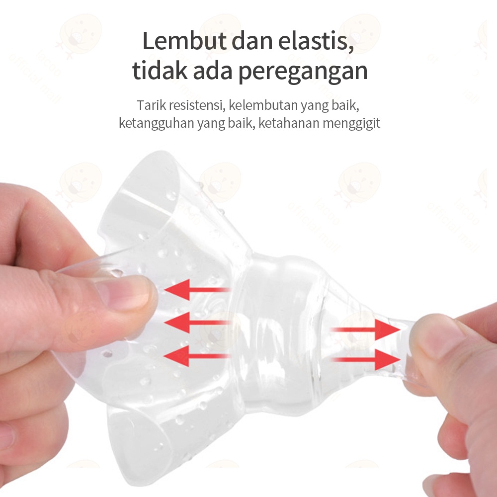 Lacoo Pelindung puting silikon menyusui penutup puting payudara untuk ibu BPA free 1pcs