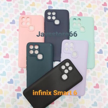 Silikon TPU Macaron Warna Warni infinix Smart 6