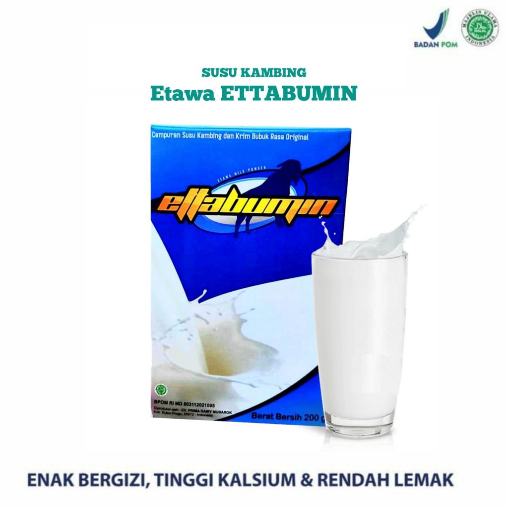 

ETTABUMIN SUSU KAMBING ETAWA BUBUK NUTRISI KALSIUM